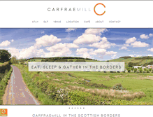 Tablet Screenshot of carfraemill.co.uk
